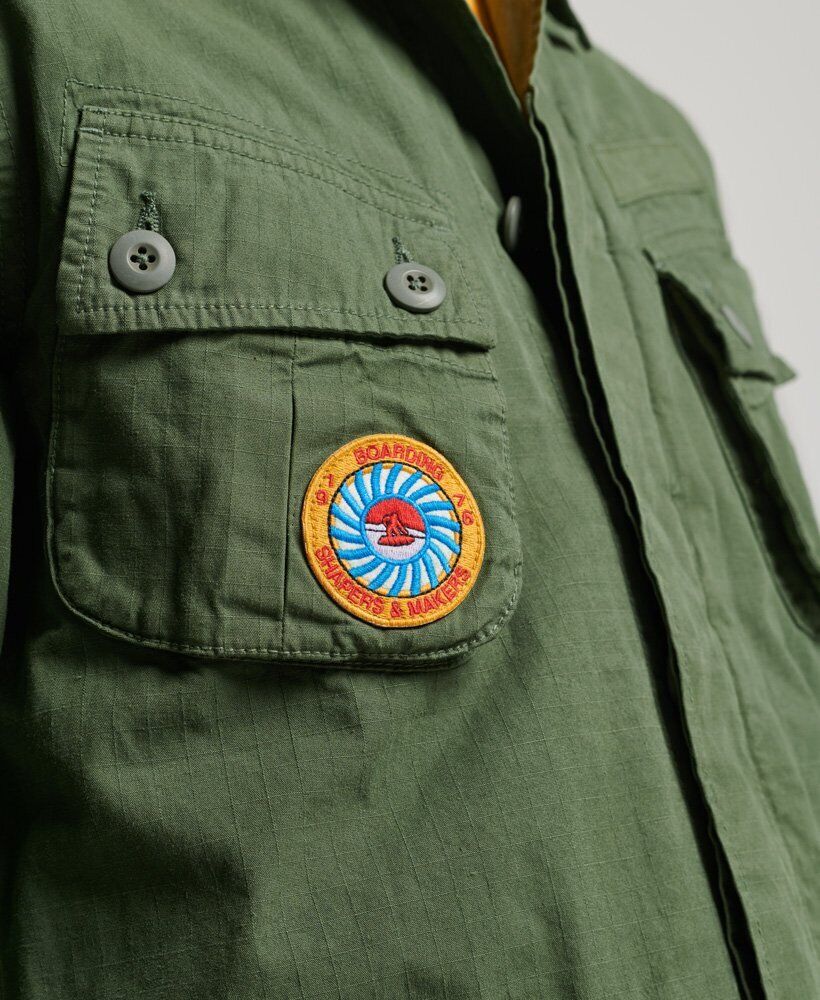 Superdry Tropical Combat Jacket-Thyme – My Urban Wardrobe™‎